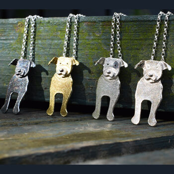 Staffordshire Bull Terrier Necklace, 7 of 7