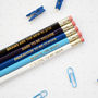 Ombre Blue Geek Pencil Set, thumbnail 1 of 3