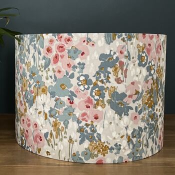 Ennerdale Summer Floral Drum Lampshades, 8 of 9