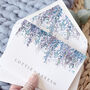 Whimsical Winter Concertina Wedding Invitations With Integrated RSVP, thumbnail 1 of 5