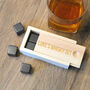 Personalised Whisky Stones Set And Carry Pouch, thumbnail 3 of 5