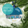 Personalised Man City Bauble, Etihad Decoration, thumbnail 1 of 4