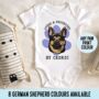 German Shepherd Baby Onesie, thumbnail 1 of 6