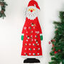 G Decor Large Felt Santa Reusable Advent Calendar, thumbnail 1 of 4