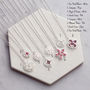 Bridesmaid 'Will You' Or 'Thank You' Gift Card Necklace, thumbnail 2 of 9