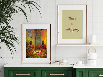 African Love Romance Quote Sayings Art Print Set Of Two, 2 of 5