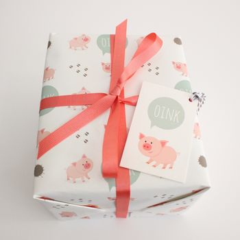 Pig Gift Wrap, 3 of 4