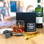 Personalised Monogram Whisky Glass W/ Stones And Tongs, thumbnail 2 of 7