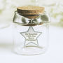 Personalised Star Christmas Message Bottle, thumbnail 1 of 3