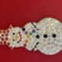 Child's Personalised Christmas Mosaic Snowman Craft Kit, thumbnail 2 of 2