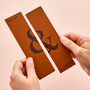 Personalised Couples Bookmark Set, thumbnail 3 of 5