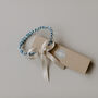 Personalised Something Blue Two Size Wedding Garter, thumbnail 3 of 6