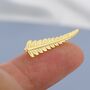 Sterling Silver Fern Leaf Ear Crawlers, thumbnail 2 of 11