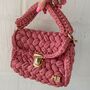 Personalised Alisha Crotchet Woven Cross Body Bag, thumbnail 2 of 5