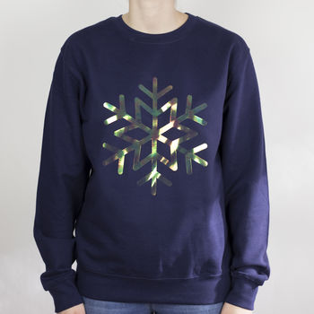 Iridescent Snowflake Sweatshirt, 2 of 4