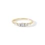 Solid Gold Natural Diamond Five Stone Rings, thumbnail 7 of 12
