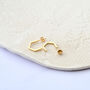Minimal Geometric Hexagon Hoops, thumbnail 3 of 5