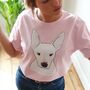 Personalised Organic Dog Lover T Shirt, thumbnail 1 of 12