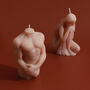 G Decor Male Torso And Crouching Female Candles, thumbnail 3 of 5