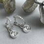 Sterling Silver Bridesmaid Huggies Hoops, thumbnail 3 of 10