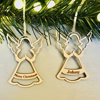 Personalised Christmas Tree Angels, 3 of 3
