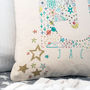Personalised New Baby Or Christening Cushion, thumbnail 3 of 9