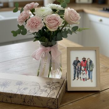 Happy Birthday Personalised Letterbox Flower Gift, 3 of 6