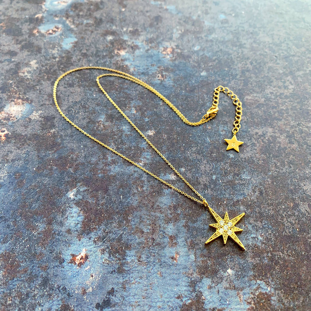 personalised north star necklace by eclectic eccentricity ...