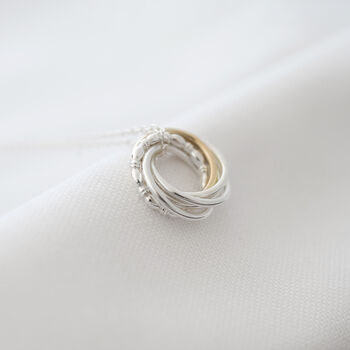 9ct Gold And Silver 60th Birthday Necklace, 2 of 11