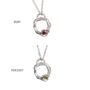 Small Branch Silver Birthstone Pendant Necklace, thumbnail 2 of 10