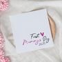 First Mummy's Day Pink Heart Card, thumbnail 1 of 5