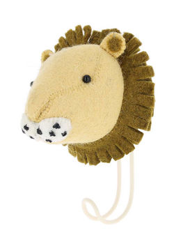 Felt Animal Head Wall Hooks, 12 of 12