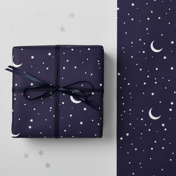 Stars And Moons Wrapping Paper Set, 2 of 6
