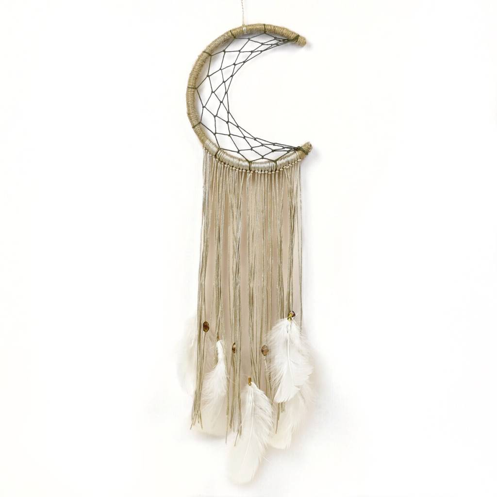 Make Your Own Half Moon Dream Catcher Kit By Making Things Happen