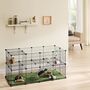 Two Floor Metal Pet Playpen Small Animal Cage, thumbnail 1 of 6