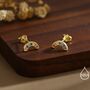 Sterling Silver Cz Crystal Rainbow Stud Earrings, thumbnail 5 of 12
