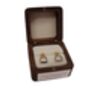 Personalised Sterling Silver And Gold Stirrup Earrings, thumbnail 10 of 10