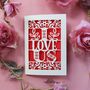 I Love Us Card, thumbnail 1 of 7