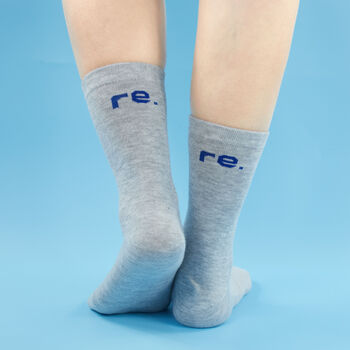 100% Recycled Plastic Athletic Adult Socks Three Pairs, 4 of 7