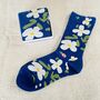 Pair Of Eco Friendly Floral Socks ~ Boxed, thumbnail 3 of 4