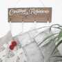 Personalised With Family Name Christmas Stocking Hanger, thumbnail 1 of 6