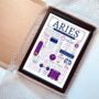 Personalised Aries Horoscope Star Sign Print, thumbnail 9 of 9