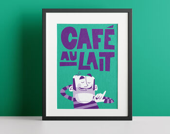 Cafe Au Lait Kitchen Print, 5 of 7