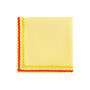 Sunshine Yellow Linen Napkins, Set Of Four, thumbnail 2 of 4