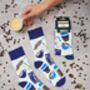 Coffee Illustrated Socks | British Made, thumbnail 1 of 5
