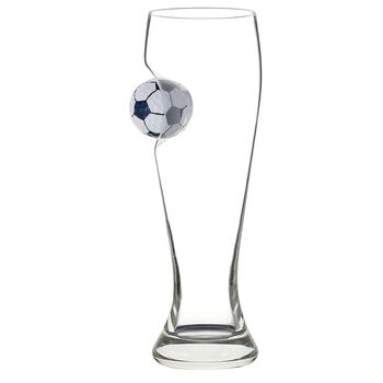 Personalised Football Pilsener Glass, 4 of 5