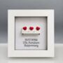 Personalised 17th Furniture Anniversary Sofa Hearts Frame Gift, thumbnail 3 of 7