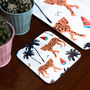 Tropical Coasters Pack Of Four, thumbnail 7 of 9