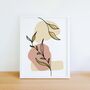 Framed Abstract Botanical Leaf , Cut Outs Print, thumbnail 2 of 6