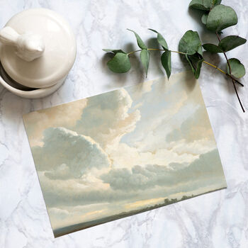 Clouds Art Print Light Academia Decor, 6 of 12